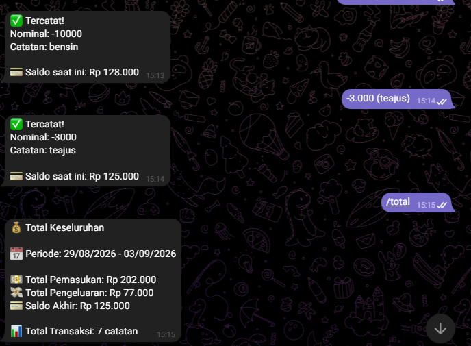 Keuangan Bot - Tele